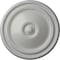 Ekena Millwork Reece Ceiling Medallion (Fits Canopies up to 2 3/8"), Hand-Painted Frost, 12"OD x 1 3/4"P CM12REFRF - alternate 1